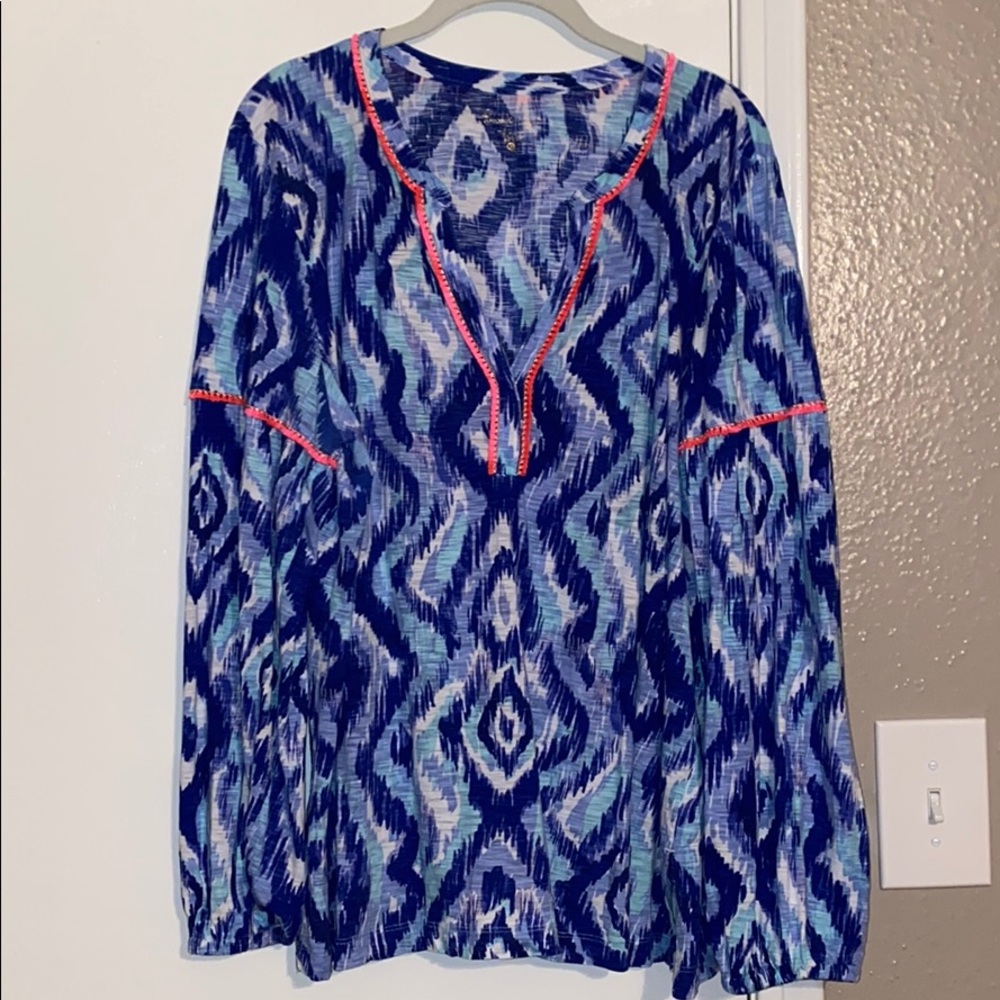 Lilly Pulitzer Kalissa Tunic Top XL